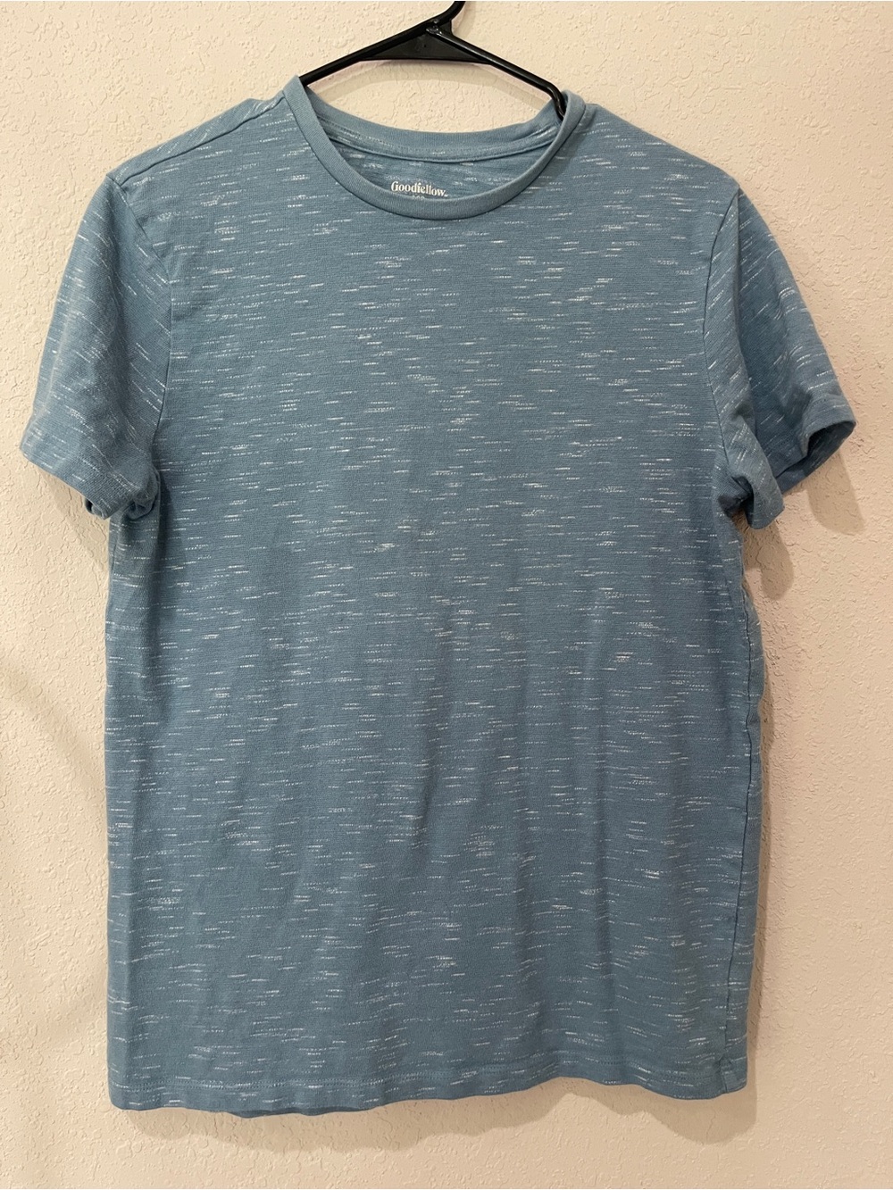 Goodfellow & Co Men's Heathered Blue Crew Neck T-Shirt Size M